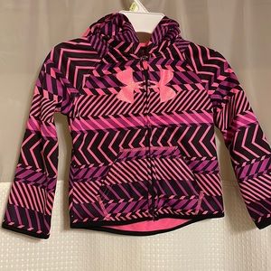 Multicolored zip up jacket